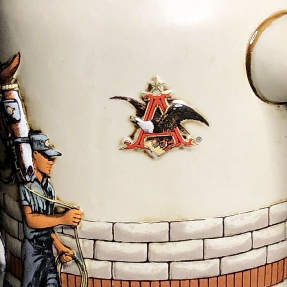 Budweiser Clydesdale 'Parade Dress' Collector Beer Stein Mug 1989 AnheuserBusch - Picture 6 of 7